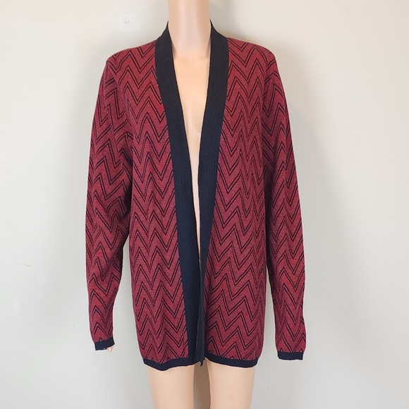Kim Roger's Long Sleeve Open Front Cardigan Sweater - Picture 1 of 9